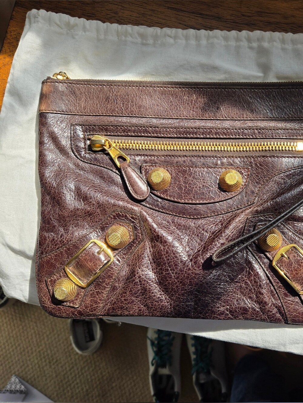 Balenciaga Giant Flat Clutch